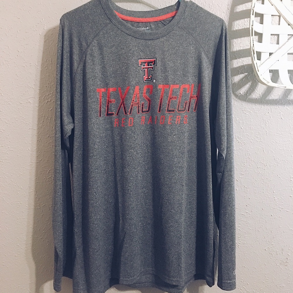 Texas Tech Red Raider Gray Long Sleeve T-Shirt